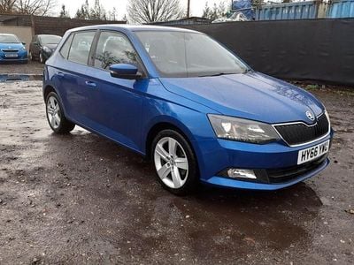 Blue Used 2016 Skoda Fabia SE L Hatchback | £9,990 (Fair price)