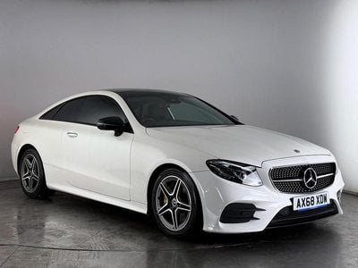 Used Mercedes E300 AMG line 245 HP (180 kW) 2019 White Coupe