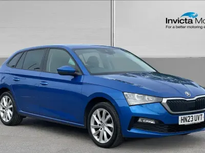 Used Skoda Scala SE L 110 HP (80 kW) 2023 Blue Hatchback