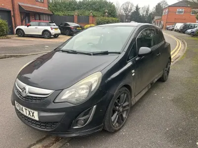 Used Vauxhall Corsa Edition 85 HP (62 kW) 2014 Black Hatchback
