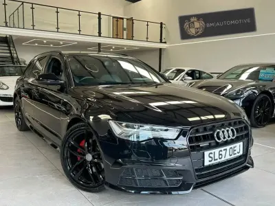 Used Audi A6 Black Edition 272 HP (200 kW) 2017 Black Estate