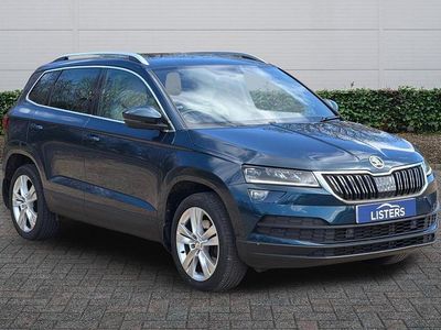 Used Skoda Karoq SE L 150 HP (110 kW) 2018 Blue SUV