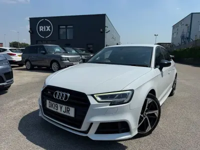 Used Audi S3 Sportback Black Edition 2019 White Hatchback