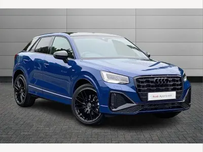 New Audi Q2 Black Edition 150 HP (110 kW) 2026 Ascari blue SUV