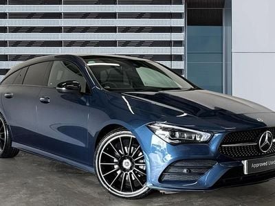 Used Mercedes CLA180 AMG Line Premium Plus 136 HP (100 kW) 2022 Blue Sedan