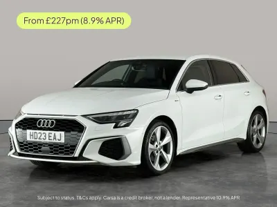 Used Audi A3 Sportback S-Line 150 HP (110 kW) 2023 White Hatchback