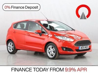 Used Ford Fiesta Zetec 100 HP (73 kW) 2015 Red Hatchback