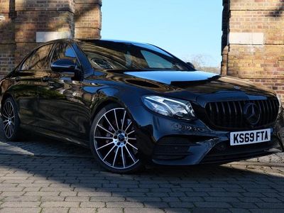 Begagnad Mercedes E350 AMG line 2019 Svart Sedan