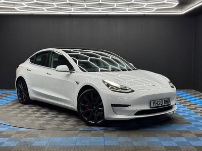 Used Tesla Model 3 Performance 461 kW (627 HP) 2020 White Sedan