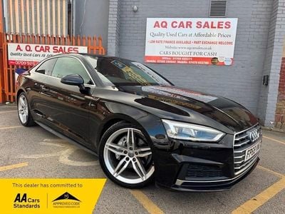 Used Audi A5 S-Line 190 HP (139 kW) 2019 Black Coupe