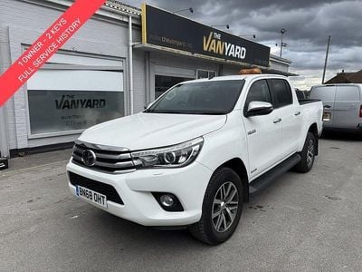 White Used 2018 Toyota HiLux Pickup | £16,999 (Fair price)