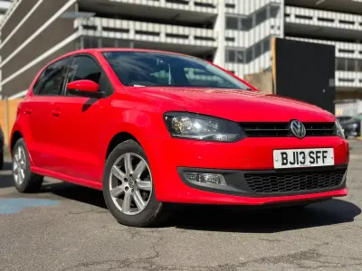 Used VW Polo Match 60 HP (44 kW) 2013 Red Hatchback