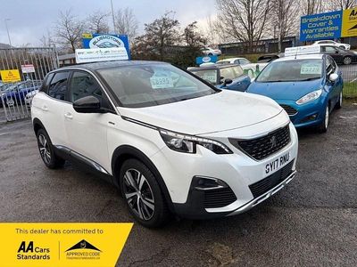 White Used 2017 Peugeot 3008 GT-line | £8,995 (A bit pricey)