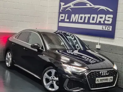 Used Audi A3 S-Line 150 HP (110 kW) 2023 Black Sedan