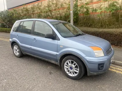 Used Ford Fusion Zetec 68 HP (50 kW) 2007 Blue Hatchback