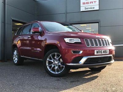 Used Jeep Grand Cherokee Summit 2016 Red SUV