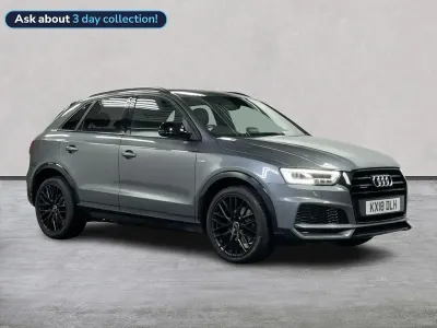 Used Audi Q3 Black Edition 184 HP (135 kW) 2018 Grey SUV