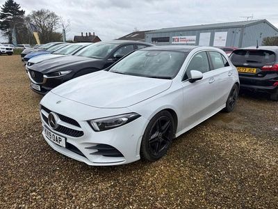 Used Mercedes A180 AMG line 116 HP (85 kW) 2019 White Hatchback