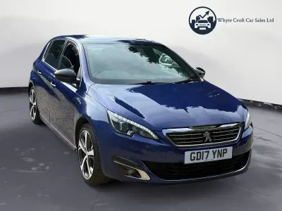 Used Peugeot 308 GT-line 2017 Blue Hatchback