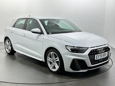 Used Audi A1 Sportback S-Line 2020 White Hatchback