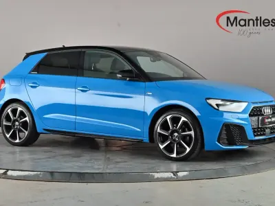 Used Audi A1 Sportback Black Edition 110 HP (80 kW) 2022 Blue Hatchback