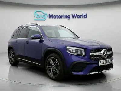 Used Mercedes GLB200 AMG line 163 HP (119 kW) 2022 Blue SUV
