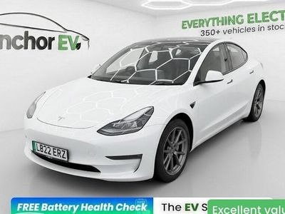 Used Tesla Model 3 Long Range AWD 258 kW (351 HP) 2022 White Sedan