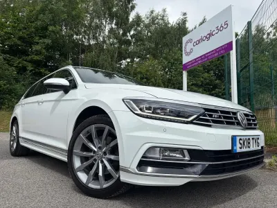 Used VW Passat R-line 2018 White Estate