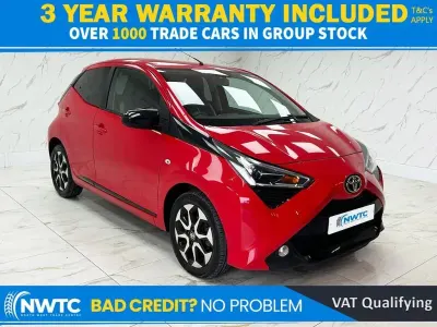 Used Toyota Aygo Trend 71 HP (52 kW) 2019 Red Hatchback