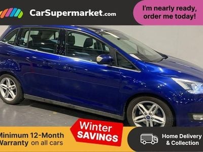 Blue Used 2017 Ford Grand C-Max Titanium X MPV | £8,897 (Fair price)
