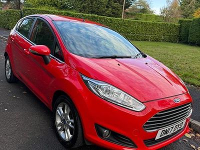 Used Ford Fiesta Zetec 2017 Red Hatchback