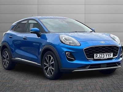 Used Ford Puma Titanium 125 HP (91 kW) 2023 Blue Hatchback