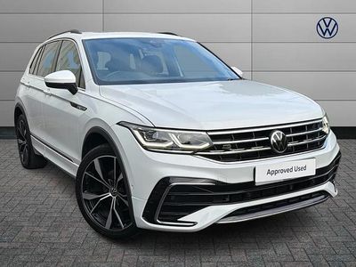 Used VW Tiguan R-line 150 HP (110 kW) 2022 White SUV