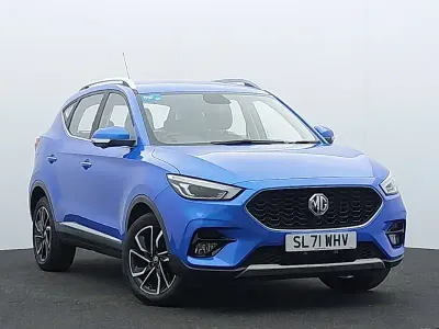 Used MG ZS Exclusive 106 HP (77 kW) 2021 Blue SUV