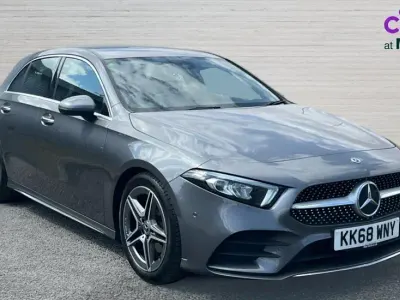 Used Mercedes A180 AMG Line Premium 116 HP (85 kW) 2019 Grey Hatchback