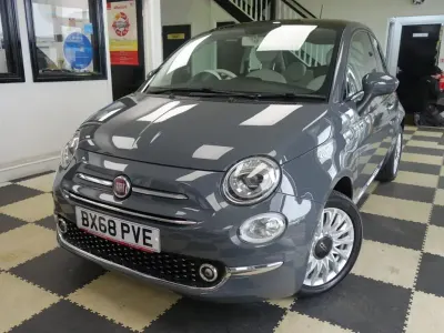 Używany Fiat 500 Lounge 85 KM (62 kW) 2018 Szary Hatchback