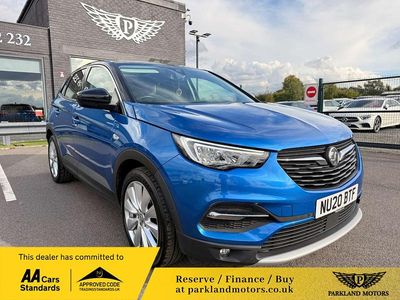 Used Vauxhall Grandland X Elite 130 HP (95 kW) 2020 Blue SUV