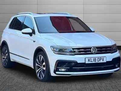 Usado VW Tiguan R-line 150 HP (110 kW) 2018 Branco SUV