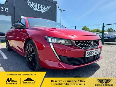 Used Peugeot 508 GT-line 130 HP (95 kW) 2020 Red Hatchback