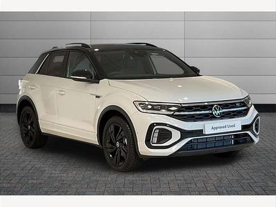New VW T-Roc Black Edition 150 HP (110 kW) 2025 Pure white with black roof SUV