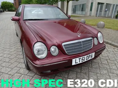 Used Mercedes E320 Elegance 2001 Red Sedan