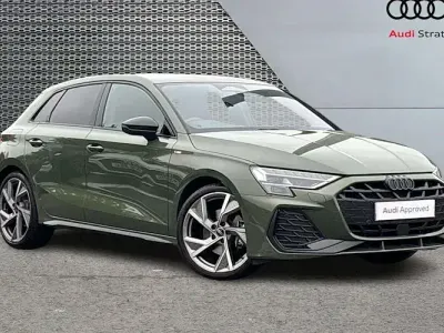 Used Audi A3 Sportback Black Edition 150 HP (110 kW) 2026 Green Hatchback
