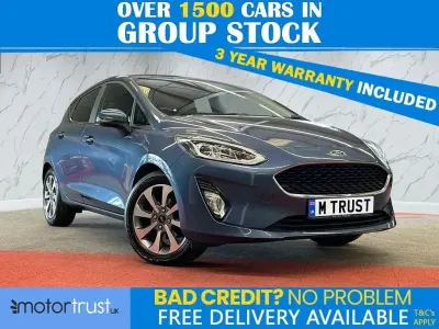 Used Ford Fiesta Trend 95 HP (69 kW) 2020 Blue Hatchback