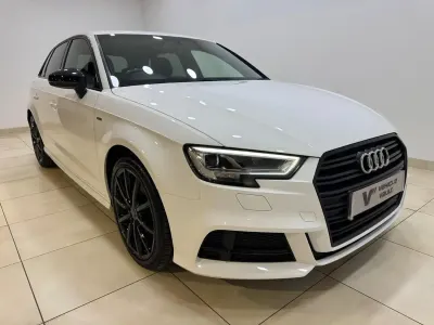 Used Audi A3 Sportback Black Edition 2018 White Hatchback
