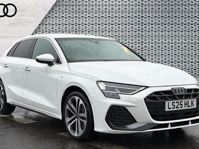White Used 2025 Audi A3 e-tron S-Line Hatchback | £27,754 (A bit pricey)