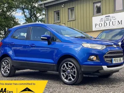 Used Ford Ecosport Titanium 2015 Blue SUV