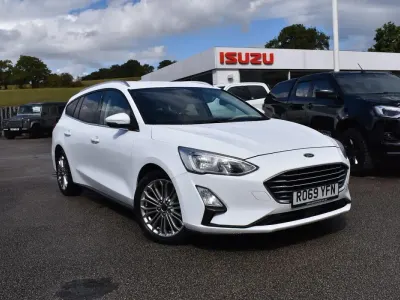 Used Ford Focus Titanium X 150 HP (110 kW) 2019 White Estate