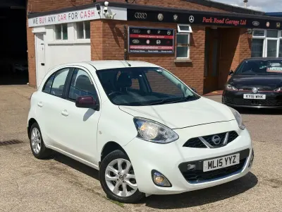 Used Nissan Micra Acenta 2015 White Hatchback
