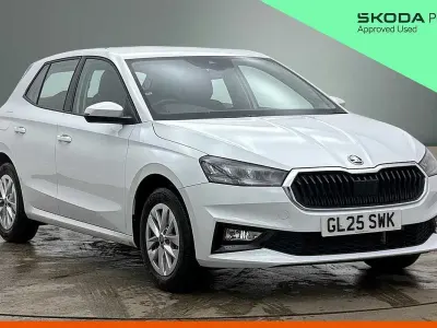 Used Skoda Fabia SE 94 HP (69 kW) 2025 Moon white metallic Hatchback
