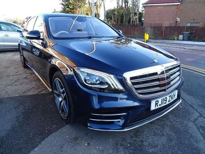 Blue Used 2019 Mercedes S500L Executive Sedan | £25,490